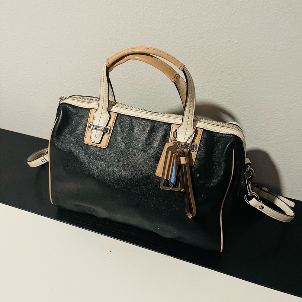 COACH Leather Taylor Spectator Crossbody Satchel Authentic Designer Timeless - Picture 3 of 9